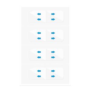 200PCS Face Lifting Tape Invisible, Face Lift Tape Invisible, Turkey Neck Tape Face Lifter Tape for Women Double Chin Jowls Eyebrow Sagging Skin Facelift Tape Instant Face Lift Facial Tape for Makeup