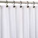 CHICTIE Bronze Shower Curtain Hooks, Oil Rubbed Rustproof Shower Curtain Rings for Bathroom, Metal Decorative Shower Hooks for Shower Curtain Rod, Set of 12 Shower Hangers Round Heavy Duty Design