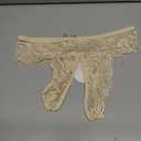 Avidlove Sexy Underwear for Women Lace Panties Briefs Low Rise Thongs Stretch G-String Underpants Light Champagne, Small