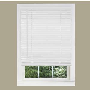 Cordless 1 Inch Window Blinds, Mirrotek Cordless Blinds Light Filtering Mini Blinds (30'' x 64''), White