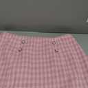 Women Plaid Two-Piece Set Vintage Office V Neck Short Blazer Elegant Mini Skirts Suits, Size -XXL