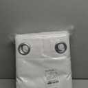 NICETOWN 100% Blackout Window Curtain Panels, Cold and Full Light Blocking Drapes with Black Liner for Nursery, 84 inches Drop Thermal Insulated Draperies (White, 2 Pieces, 52 Wide Each Panel)