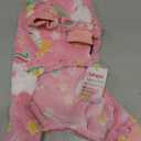 Sebaoyu Dog Pajamas for Small Dogs, Glow in Dark Tie Dye Unicorn Sweater, Super Soft Velvet Material Chihuahua Yorkie Tiny Clothes Outfits (XX-Small, Rainbow)