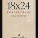 Americanflat 18x24 Poster Frame - Engineered Wood - Black
