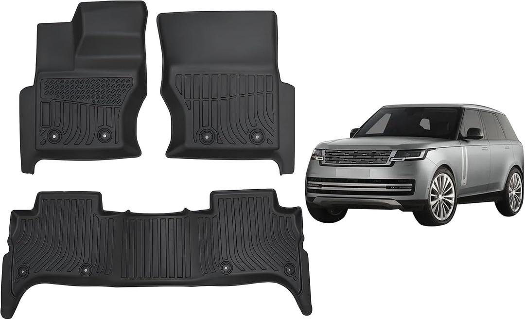 GXARTS TPE Floor Mats Compatible with Land Rover Range Rover 2013-2022