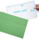 50 Legal Hanging File Folders, 50 Reinforced Hang Folders, Designed for Home and Office Color Coded File Organization, Legal Size, Assorted Colors, 50 Pack