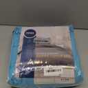 Nestl Bright Blue Duvet Cover Queen Size - Soft Double Brushed Queen Duvet Cover Set, 3 Piece, with Button Closure, 1 Duvet Cover 90x90 inches and 2 Pillow Shams