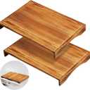 Juexica 2 Pcs 15" x 22" Rv Stove Top Cover Board for Countertop Cutting Board Stove Top Wood Cutting Board for Rv Camping, Electric Range
