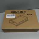 Under Sink Organizer, Single Tier Metal Pull Out Sliding Drawer Shelf for Kitchen Bathroom Cabinet Storage, Sturdy Rack  Gray