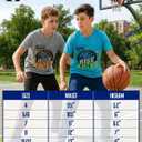 Pro Athlete Boys Basketball Shorts - 4 Pack Athletic Gym Shorts with Elastic Waistband & Zipper Pockets for Workout & Running