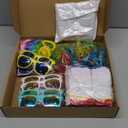 72Pcs Pool Party Favors Summer Supplies for Kids - Beach Ball Sunglasses Whistle Bubble Wands Invitation Cards and More, Boys Girls Ages 4-8 8-12 Summer Beach Birthday Favors Pool Party Supplies