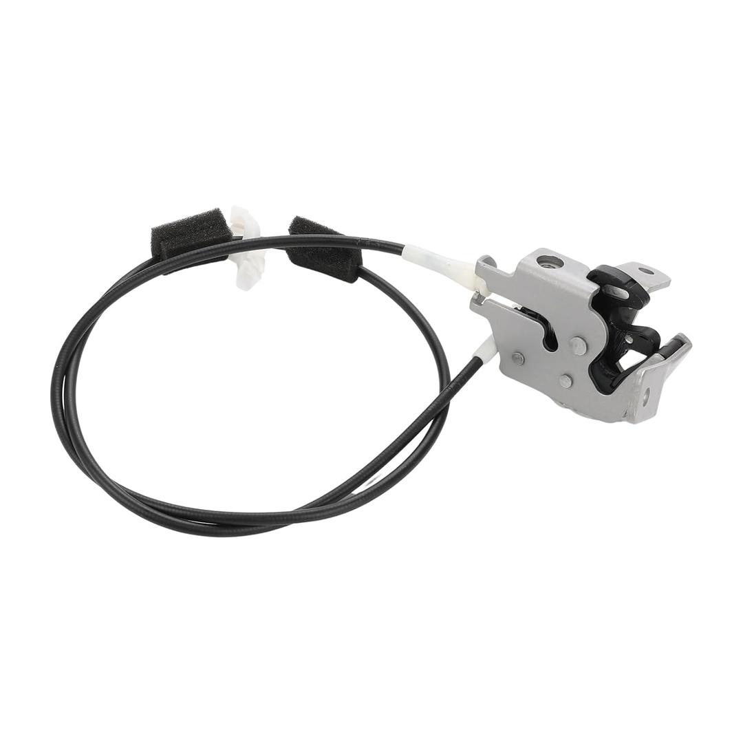Right Passenger Side Hinged Door Latch Assembly with Cable & Rod Compatible with Ford E150 E250 E350 Econoline Van 1992-2014 Door Latch Lock Cable Replacement for 8C2Z-15264A00-B 8C2Z15264A00B
