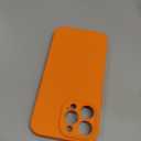 Vooii Compatible with iPhone 14 Pro Max Case, Liquid Silicone Upgrade [Camera Protection] [Soft Anti-Scratch Microfiber Lining] Shockproof Phone Case for iPhone 14 Pro Max 6.7 inch - Bright Orange