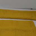 Safonory Quilt Set King Size(106"x96", Mustard Yellow) - Summer Thin Soft Coin Pattern Quilted Bedspread for King Bed - 3 Pieces Lightweight Coverlet Bedding Set(1 Quilt, 2 Shams)
