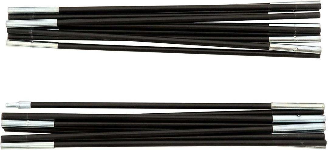 Gorich Beach Tent Poles for 3-8 Person Beach Tent for Replacement (Black)
