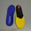 VALSOLE Heavy Duty Support Pain Relief Orthotics - 220+ lbs Plantar Fasciitis High Arch Support Insoles for Men Women, Flat Feet Orthotic Insert, Work Boot Shoe Insole, Absorb Shock with Every Step (MEN 7-7 1/2 | WOMEN 9-9 1/2--(261mm), Blue-xva227)