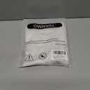 Dwnval Womens Basic Summer Short Sleeve Crewneck T Shirt Raglan Ribbed Knitted Slim Fit Casual Going Out Tops (White, XS)