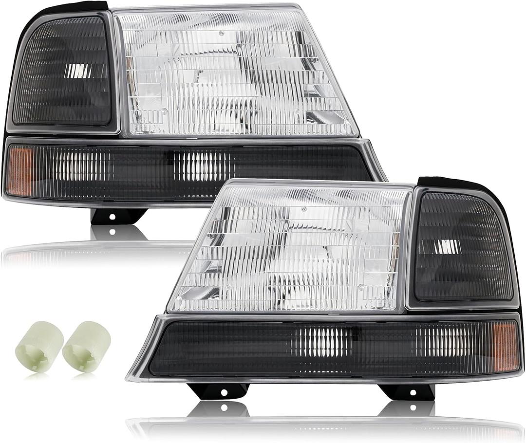 Headlight Assembly Compatible with 1998 1999 2000 Ford Ranger Pickup Truck