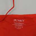 PUMIEY Women's Square Neck Tank Top Adjustable Spaghetti Straps Sleeveless Basic Tops Sharp Collection (Ruby)