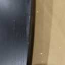 Lirago Modern Black Solid Wood 67 in. Pedestal Dining Table Seats 6