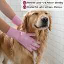 3-in-1 Stress-Free Dog Bathing Kit – Silicone Grooming Gloves, Suction Lick Mat, and Dental Brush – Complete Pet Spa Set for Anxious Dogs (Pink)