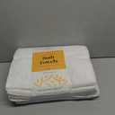 Luxury White Hand Towels - Soft 100% Turkish Cotton | Highly Absorbent Hotel spa Bathroom Towel Collection | 16x30 Inch | Set of 6