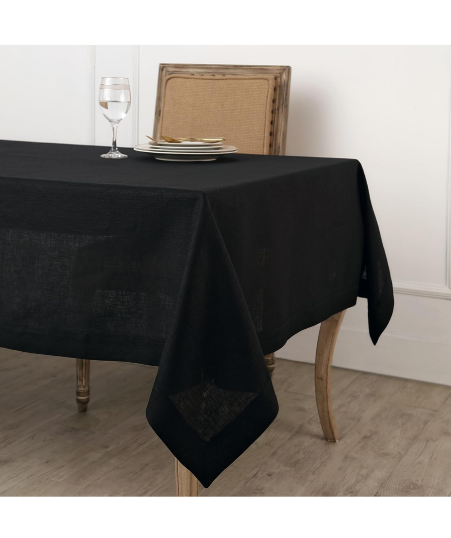 Black Tablecloth 60 x 84Inch