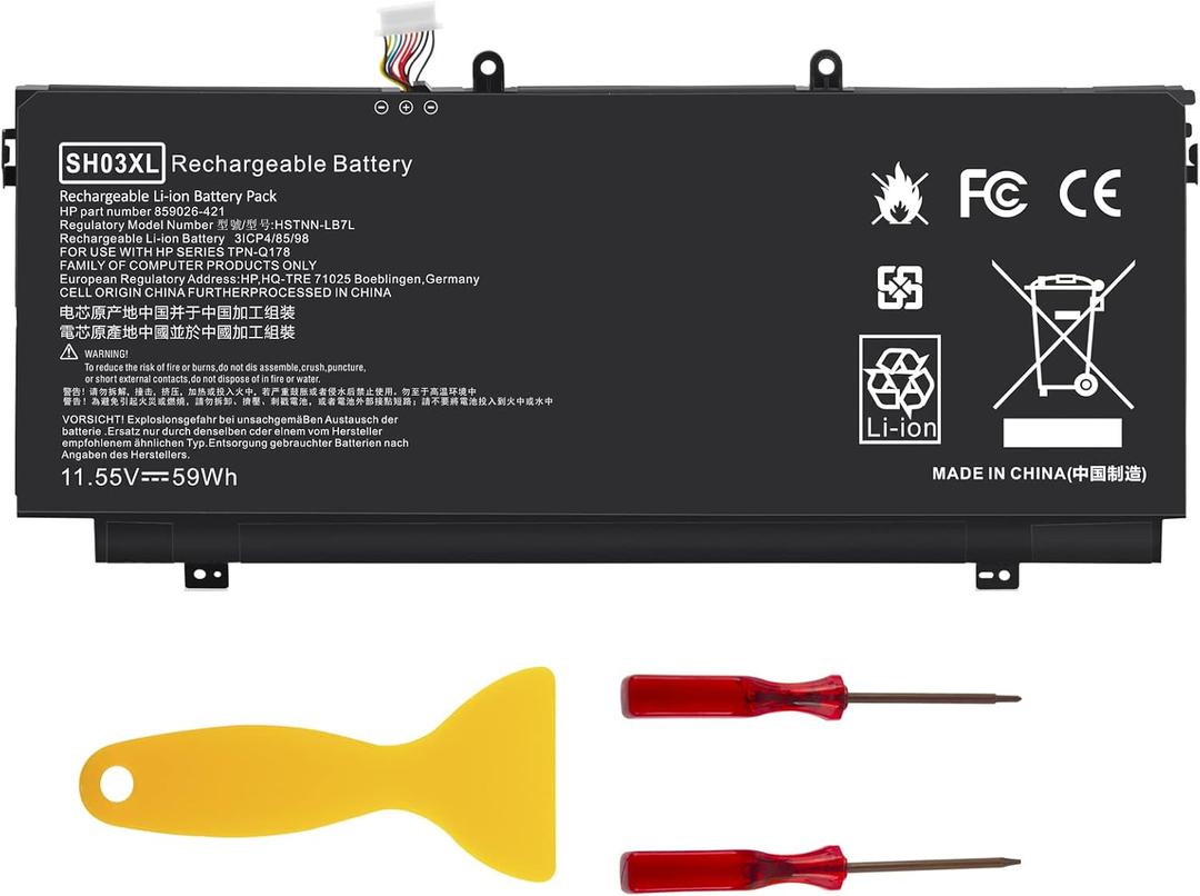 TREE.NB SH03 SH03XL SH03057XL Battery for HP Spectre x360 13 w023dx 13-w0XX 13-W013DX Spare 859026-421 859356-855 TPN-Q178