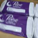 Poise Overnight Incontinence & Postpartum Pads for Bladder Leaks, 8 Drop Extra Coverage, 96 Count