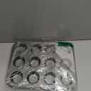 Mini Muffin Pan, Premium Small Cupcake Pans, Carbon Steel 12-Cup Muffin Tin, Versatile Non-Stick Bakeware (Black)