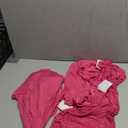 2 Pack Dining Chair Covers, Stretch Spandex Removable Washable Protector Chair Slipcovers for Dining Room Kitchen Hotel (Rosy)