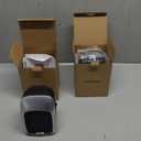 GiveBest Plug in Wall Space Heater with Remote, 800W Small Wall Outlet Heater with Adjustable Thermostat and 12H Timer, LED Display for RV Home Office Bathroom Indoor Use, 2 Pack (Silver)