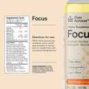 Focus Drink for Concentration- Contains Yerba Mate, Ashwagandha and Lions Mane Mushroom with Advanced Nanoscience Technology - 3 Pack Brain Focus Drink, Orange Flavor, 2oz