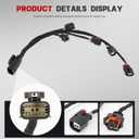 HAR001R Right Fuel Injector Rail Harness Fit for Suburban Tahoe Silverado 1500 Sierra 2500 3500 Yukon Escalade 2014-2023