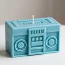 Retro Cassette Player Recorder Candle 2 Packs