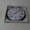 La Crosse 104-134 13.25 Round Indoor/Outdoor Analog Dial Thermometer