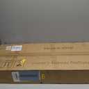 SRIWATANA Jewelry Armoire Cabinet, Solid Wood Jewelry Organizer with Full Length Mirror Wall/Door Mounted(Carbonized Black)