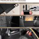 XL Truck Back Seat Extender for Dogs, Hard Bottom Dog Car Seat Cover for Back Seat, Heavy Duty Dog Hammock for Aggressive Chewers, Waterproof Pet Seat Covers for Trucks, F150, Ram1500, Large SUV