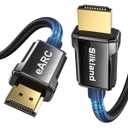 Silkland 8K HDMI ARC/eARC Cable 2.1 for Soundbar 10ft, 8K@60Hz, 4K@120Hz Ultra High Speed HDMI Cord, Dolby Atoms, 48Gbps HDR10, HDCP 2.2&2.3 Compatible for Vizio Samsung Bose Sound bar, UHD TV,Blu-ray