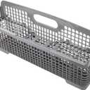 Universal Dishwasher Cutlery Basket Replacement WP8562043 Dishwasher Utensil Silverware Basket, Compatible with Part No. 8531233, WP8562043