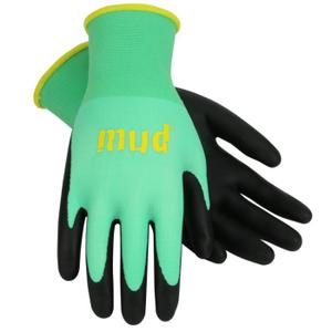 MUD STRETCH GLOVE SEA GREEN S/M, 3-Pack
