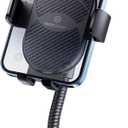 WixGear Cigarette Lighter Phone Holder, 360 Rotating Car Mount Cradle with Dual USB Charging Port, Adjustable Gooseneck, Car Phone Holder Cigarette Lighter Mount, Fits Most Cellphones