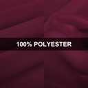 120 Inch Stain and Wrinkle Resistant Washable Polyester Table Cloth, Decorative Table Cloth for Dining Table, Buffet Parties and Wedding, Burgundy