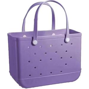 Oversized Waterproof Beach Tote,Portable Rubber Beach Bags,Washable Tip Proof Tote Bag for The Beach Boat Pool Sports