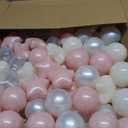 TRENDPLAY Ball Pit Balls Star and Heart Shapes for Toddlers - 50 100 200 500 Count Plastic Balls for Ball Pit Fun and Play