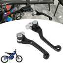 JFG RACING Brake Levers for Surron Light Bee,CNC Foldable Adjustable Handle Bar Levers Replacement for Dirt Bike Surron Light Bee X and S/X160/X260-Black