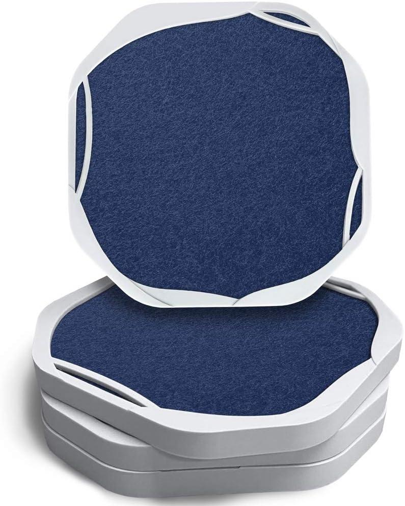 UMIRRO Navy Blue Coasters for Drinks Absorbent | Large Bar Coasters for Tabletop Protection | Non-Slip, Non-Stick to Cup, Unbreakable and Kid Safe | Unique Novelty Housewarming Gift | Set of 4