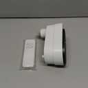 Plug in Space Heater, 450W Wall Outlet Heater for Indoor Use, 2 Adjustable Modes & 12h Timer & Led Display, 3s Fast Heating, Portable Heater for Bathroom Office Drom Room (White)