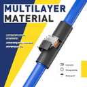 haisstronica 4:1 Heat Shrink Tubing Kit,1/4 Inch 10Ft Adhesive Lined Marine Resistant Grade Shrink Wrap -Perfect for Home and Industrial,Black