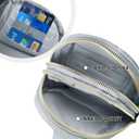 Fashion Belt Bag Waist Pack Sling Waist Bag Sling Chest Waist Pack with Ajustable Strap Small Fashion Sling Pack Causal Travel Light Grey